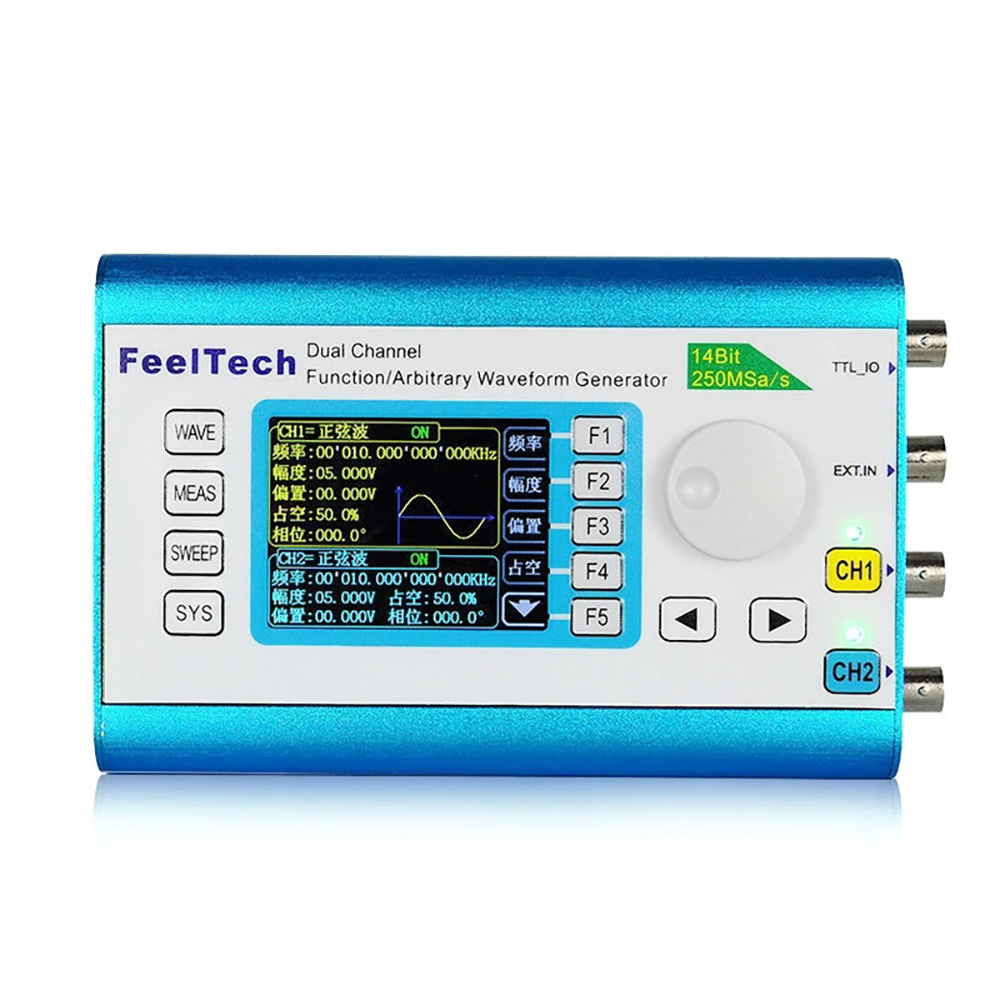 FY2300H Series DDS Function Ar - огляд і ціна Dual Channel Arbitrary Waveform Function Generator 60Mhz